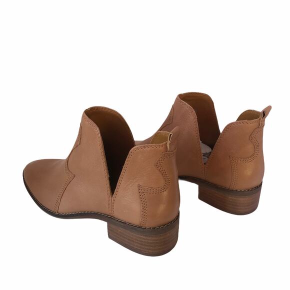 Lucky Brand Leymon Western Bootie, 6 M - Brown - Picture 4 of 7
